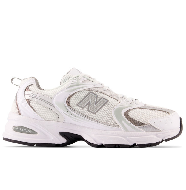 New Balance 530 White Metallic Silver MR530AD