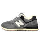 New Balance 574 Grey White С МЕХОМ