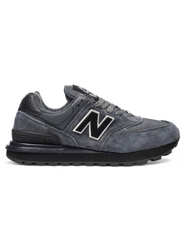 New Balance 574 Stone Island Grey Black С МЕХОМ