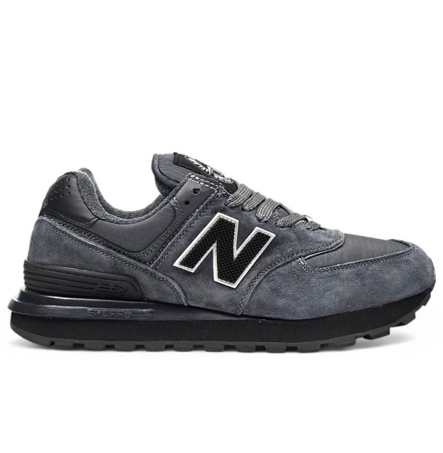 New Balance 574 Stone Island Grey Black С МЕХОМ