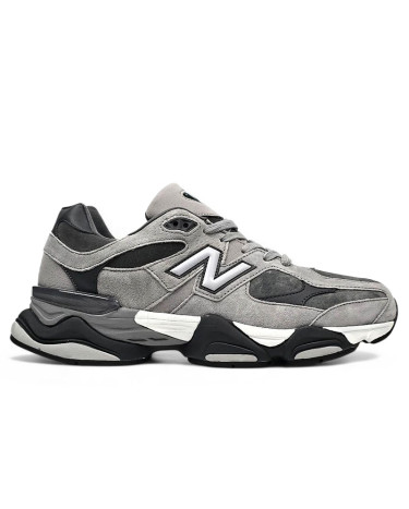New Balance 9060 Grey Black Two З ХУТРОМ