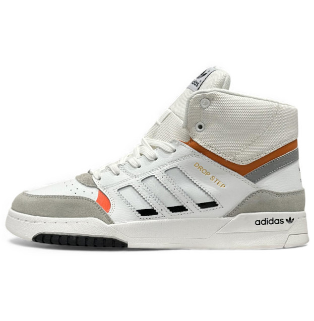 Adidas Drop Step White Orange С МЕХОМ