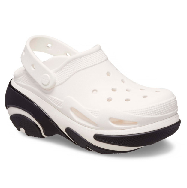 Crocs Bubble Crush Clog Platform White