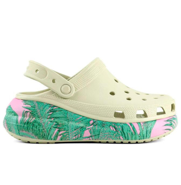 Crocs Classic Crush Clog Spring Break Vanilla Multi