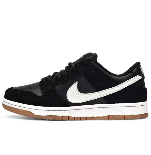 Nike SB Dunk Low Black White Gum С МЕХОМ