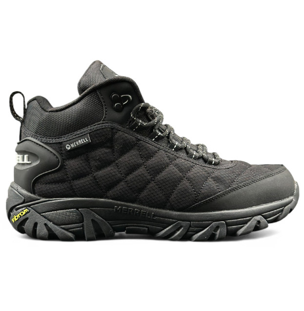 Merrell Ice Cap Moc II Mid Triple Black Orange З ХУТРОМ