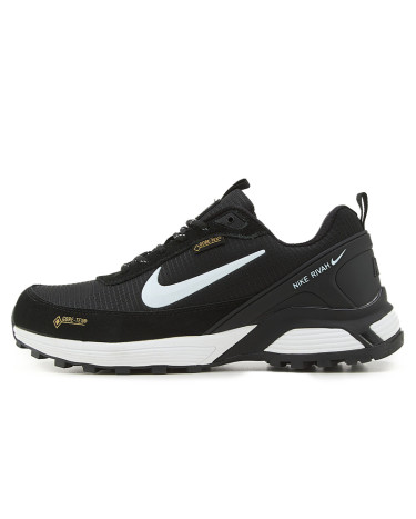 Nike Rivah Gore-Tex Black White Two З ХУТРОМ