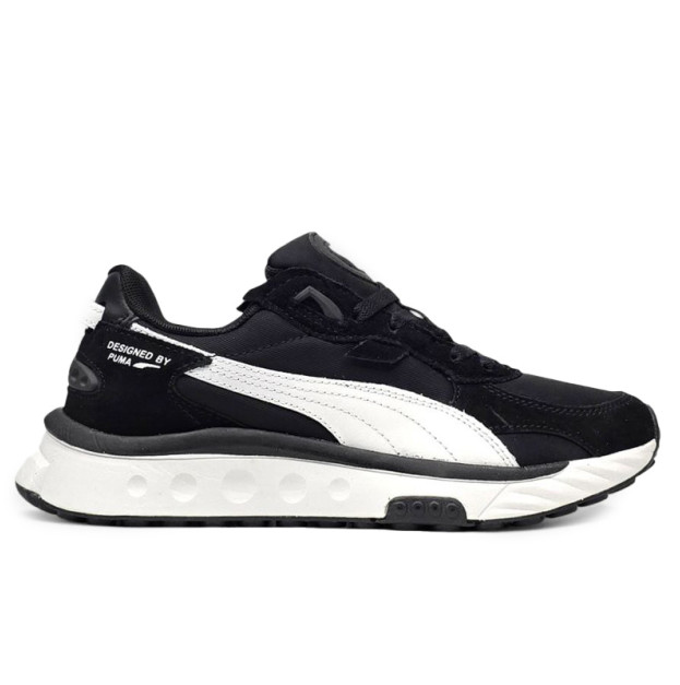 Puma Wild Rider Black White