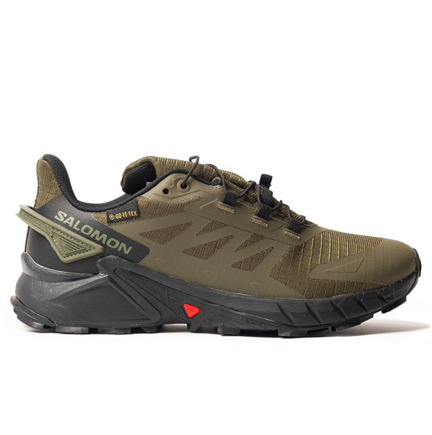 Salomon Supercross 4 Gore-Tex Khaki Black