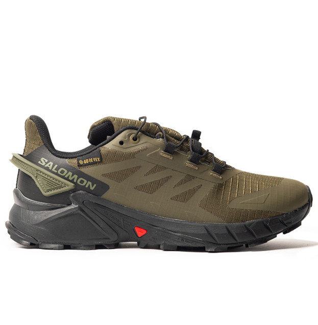 Salomon Supercross 4 Gore-Tex Khaki Black