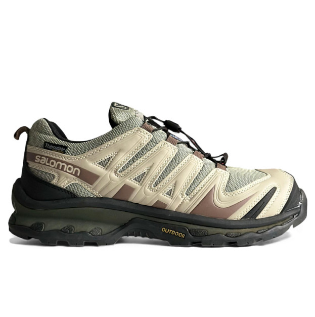 Salomon XA Forces Gore-tex Beige Brown Winter Termo