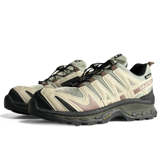 Salomon XA Forces Gore-tex Beige Brown Winter Termo
