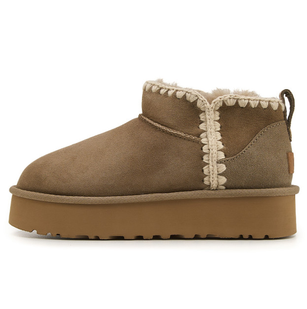 UGG Eskimo Platform Mini Chestnut Beige