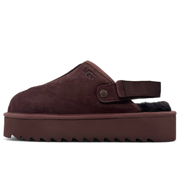 UGG Lanah Clog Platform Chocolate
