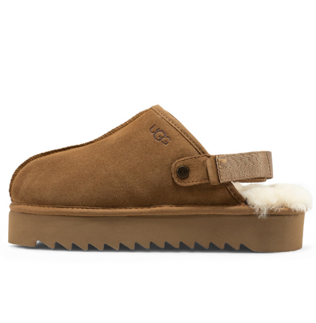 UGG Lanah Clog Platform Chestnut