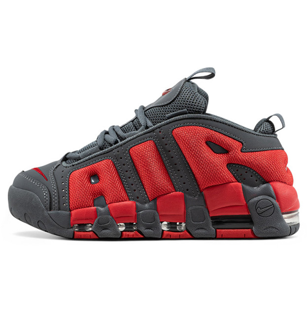 Nike Air More Uptempo Low Dark Grey Light Crimson FZ3055-002