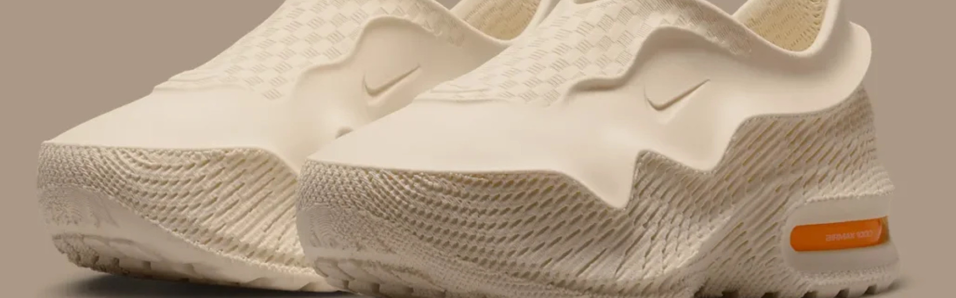 3D-печатные Nike Air Max 1000 «Oatmeal» выйдут этим летом (официальные фото)