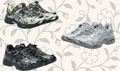 Дизайнер Сесиль Бансен переосмыслила одну из классических моделей ASICS, представив новую коллекцию GEL-Cumulus 16 с ярким флористическим настроением