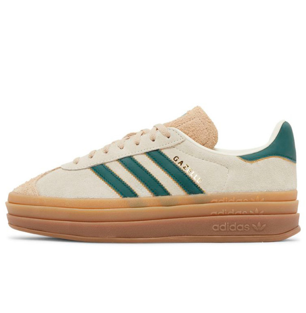 Adidas Gazelle Bold Cream Collegiate Green ID7056