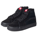 Vans Old Skool High Total Black З ХУТРОМ