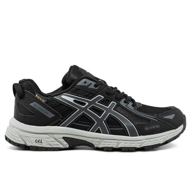 Asics Gel Venture 6 Gore-Tex Black Grey Termo