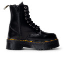 Dr. Martens Jadon Hi Fur-Lined Smooth Leather Platform Boots Black З ХУТРОМ
