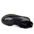 Dr. Martens Jadon Hi Fur-Lined Smooth Leather Platform Boots Black З ХУТРОМ