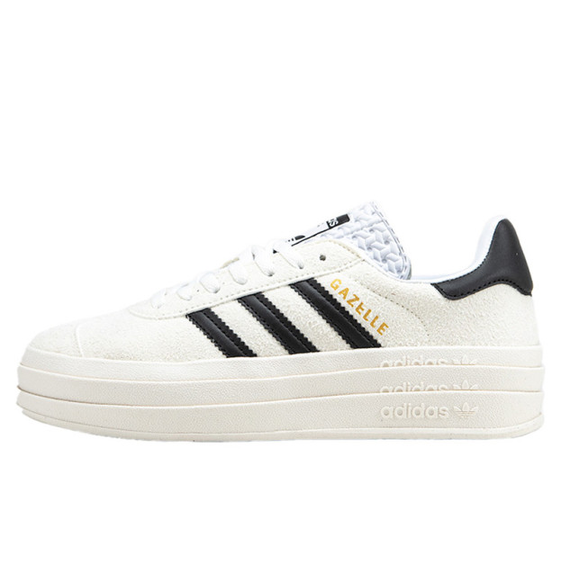 Adidas Gazelle Platform Bold White Black