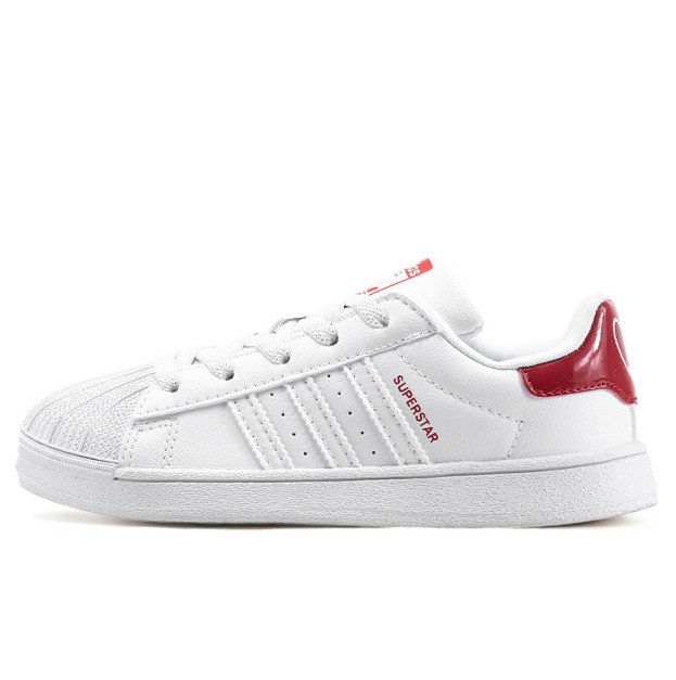 Adidas Superstar White Red