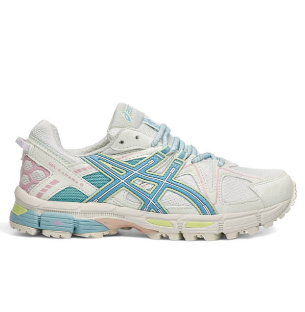 Asics Gel Kahana 8 White Blue Pink Yellow