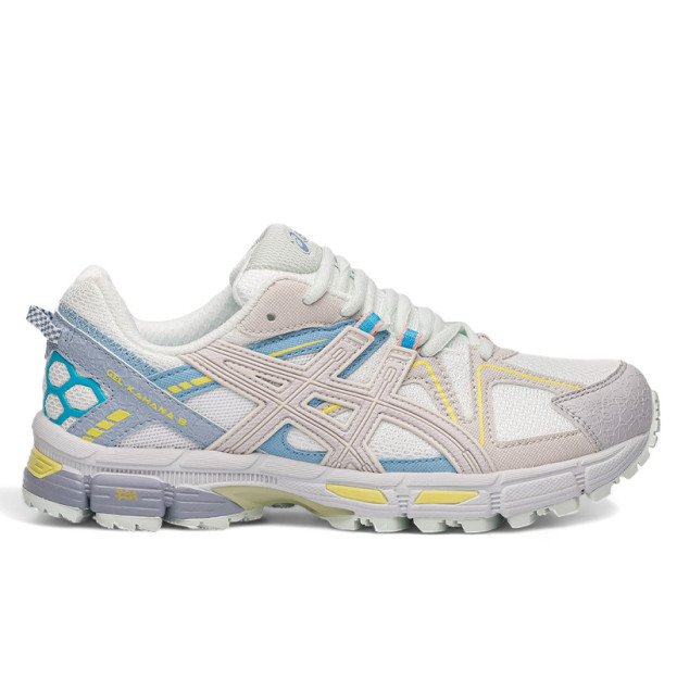 Asics Gel Kahana 8 White Blue Yellow