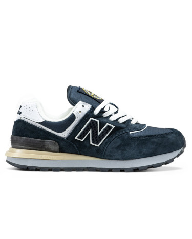 New Balance 574 x Stone Island Blue White З ХУТРОМ