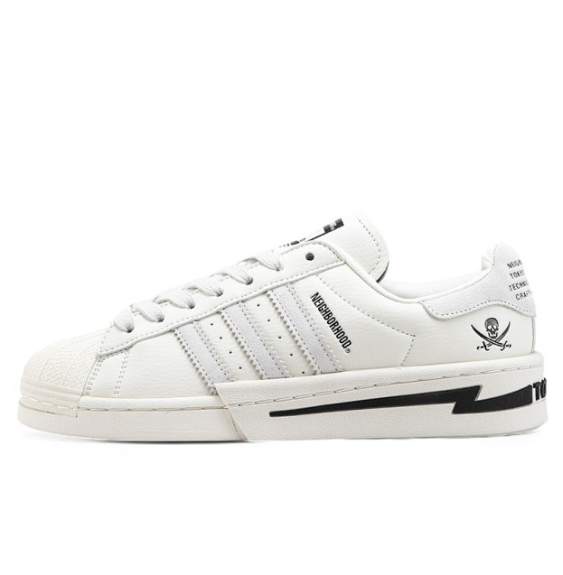 Adidas Superstar x Neighborhood White Black