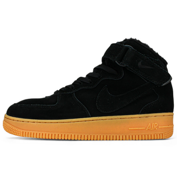 Nike Air Force 1 High Black Gym С МЕХОМ
