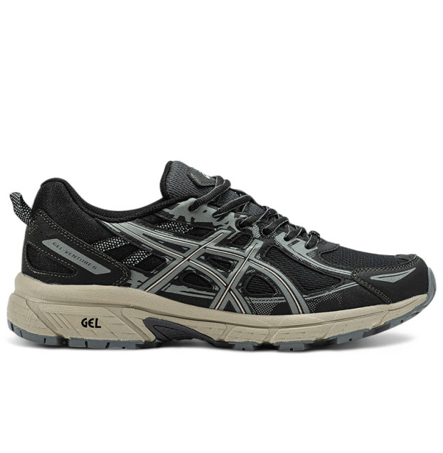 Asics Gel Venture 6 Black Grey Beige