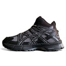 Asics Gel Kahana 8 High Black Grey White З ХУТРОМ