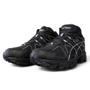 Asics Gel Kahana 8 High Black White Stripes С МЕХОМ