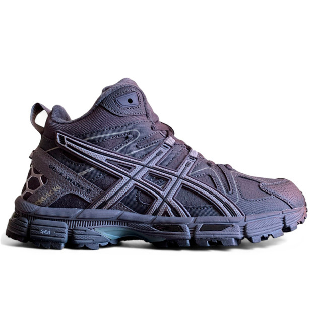 Asics Gel Kahana 8 High Black Grey З ХУТРОМ