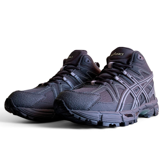 Asics Gel Kahana 8 High Black Grey З ХУТРОМ