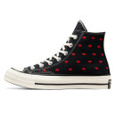 Кеди Converse High Chuck 70 Embroidered Lips High Love Me Black A01600C