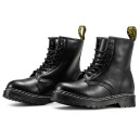 Dr. Martens 1460 Smooth Leather Lace Up Boots Black З ХУТРОМ