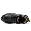 Dr. Martens 1460 Smooth Leather Lace Up Boots Black З ХУТРОМ