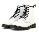 Dr. Martens 1460 Smooth Leather Lace Up Boots White С МЕХОМ