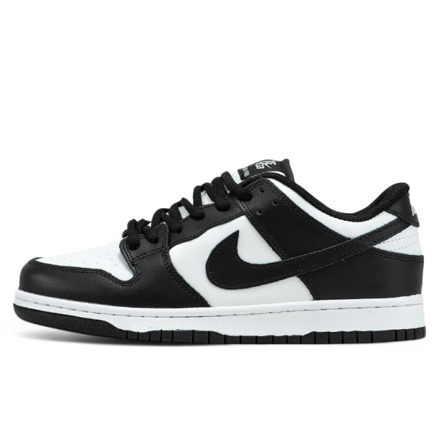 Nike SB Dunk Low Black White С МЕХОМ