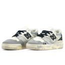 New Balance 550 White Grey Painted