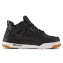 Jordan 4 Black White Gum З ХУТРОМ