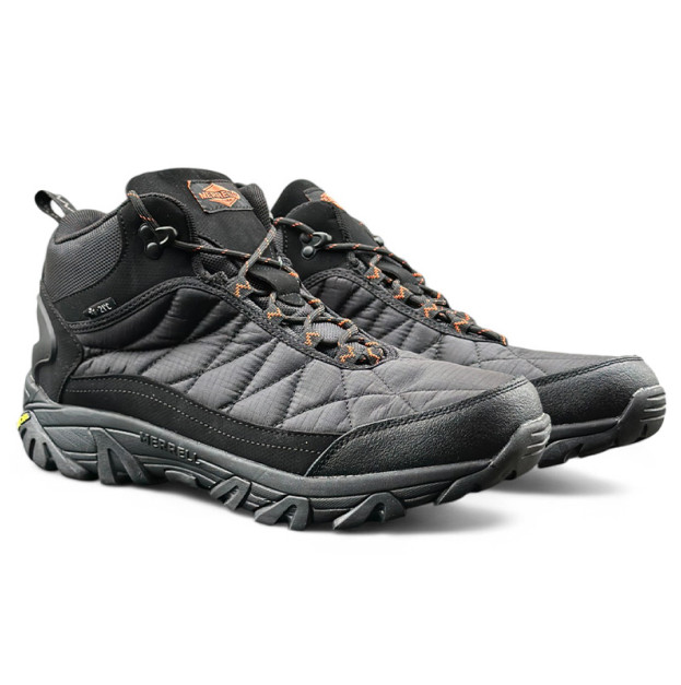 Merrell Ice Cap Moc II Triple Black Orange З ХУТРОМ