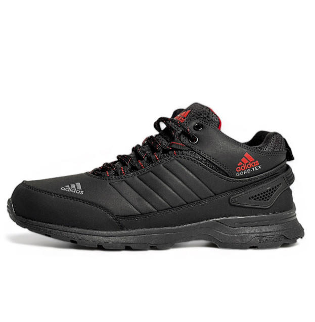 Adidas Black Red Gore-Tex Winter С МЕХОМ