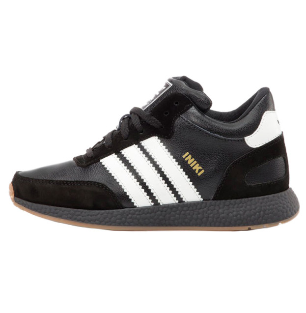 Adidas Iniki Black White Winter З ХУТРОМ