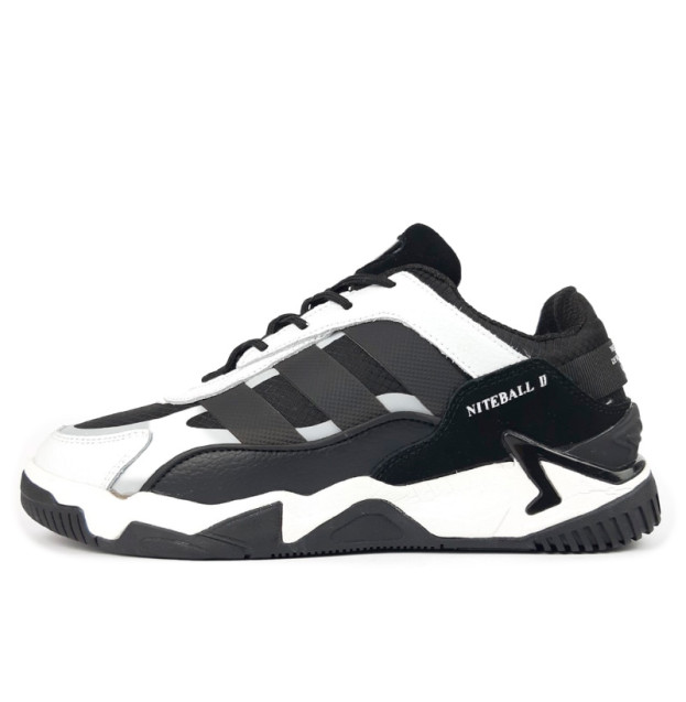 Adidas Niteball 2.0 Black White Winter С МЕХОМ
